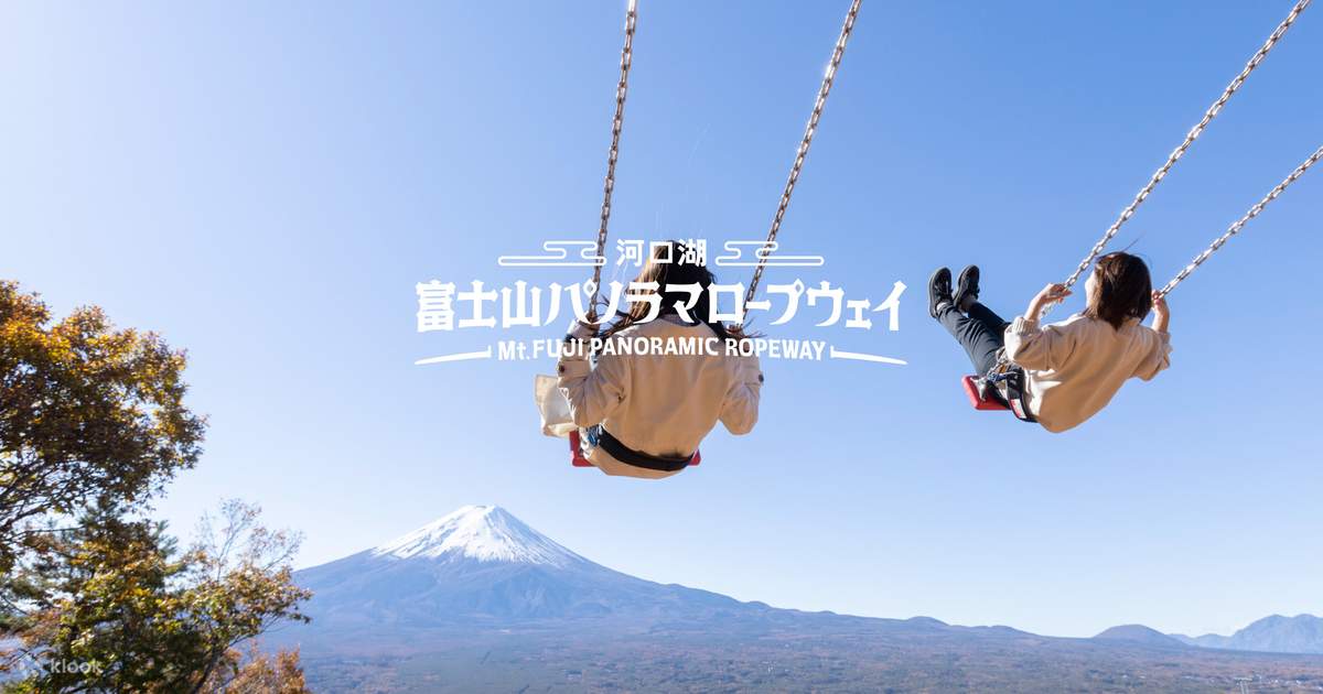 Mount Fuji Lake Kawaguchi Cable Car & Aerial Swing & Arakurayama 